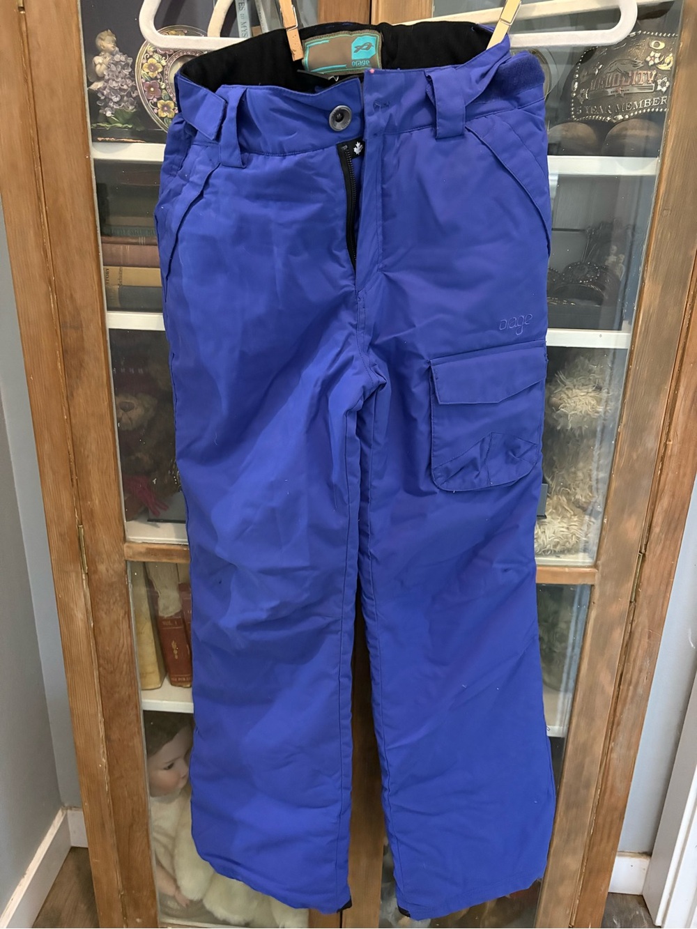 Girls Unbranded Royal Blue Insulated Snow/Outdoor Pants